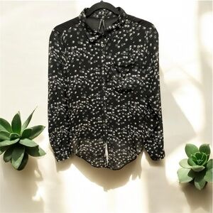 Gentle Fawn Bird Print Blouse Women's S/p